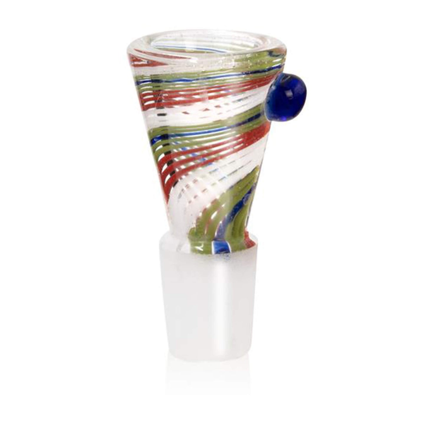 Bong Kopf Cone aus Glas Batik Mix 1 - 18,8 mm