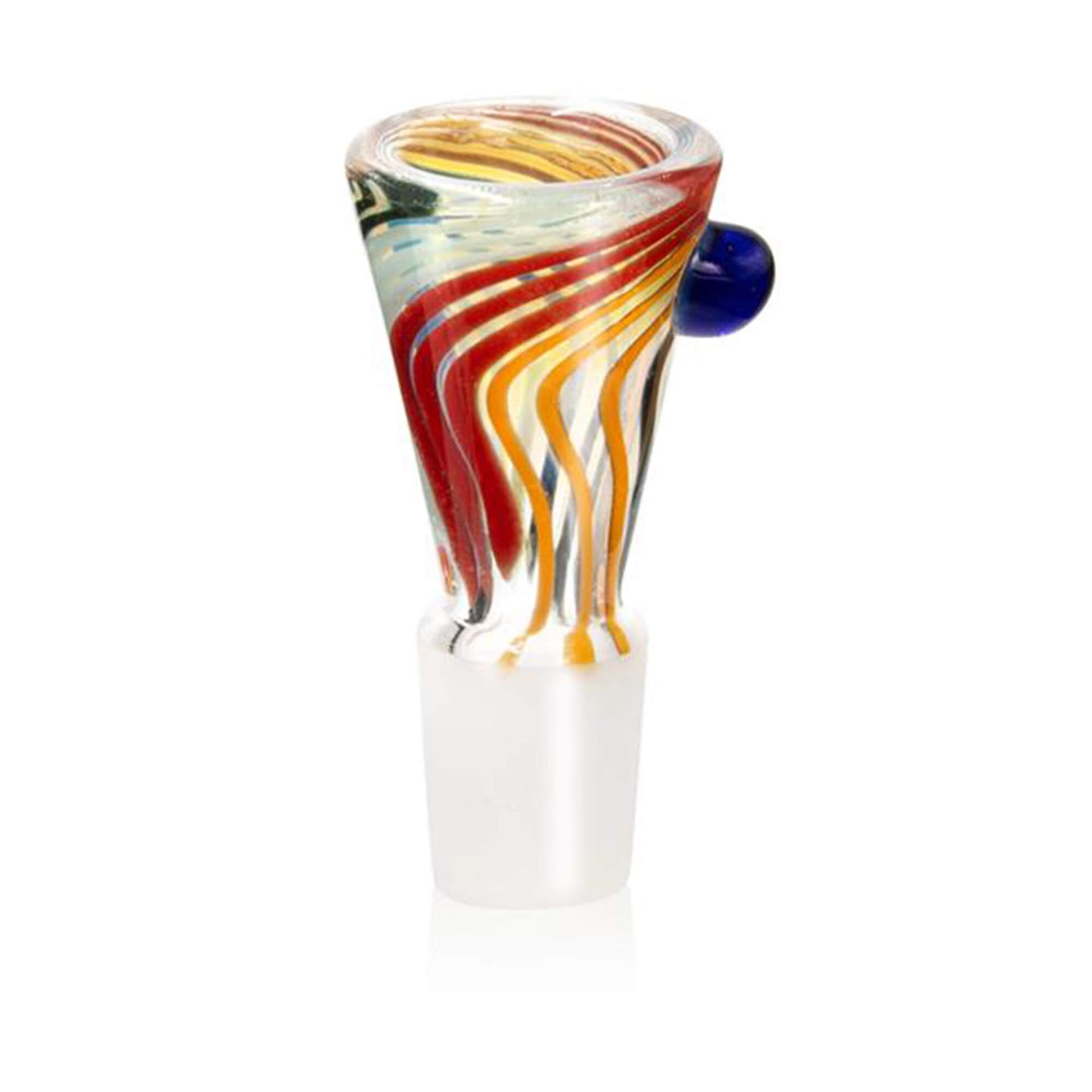 Bong Kopf Cone aus Glas Batik Mix 2 - 18,8 mm
