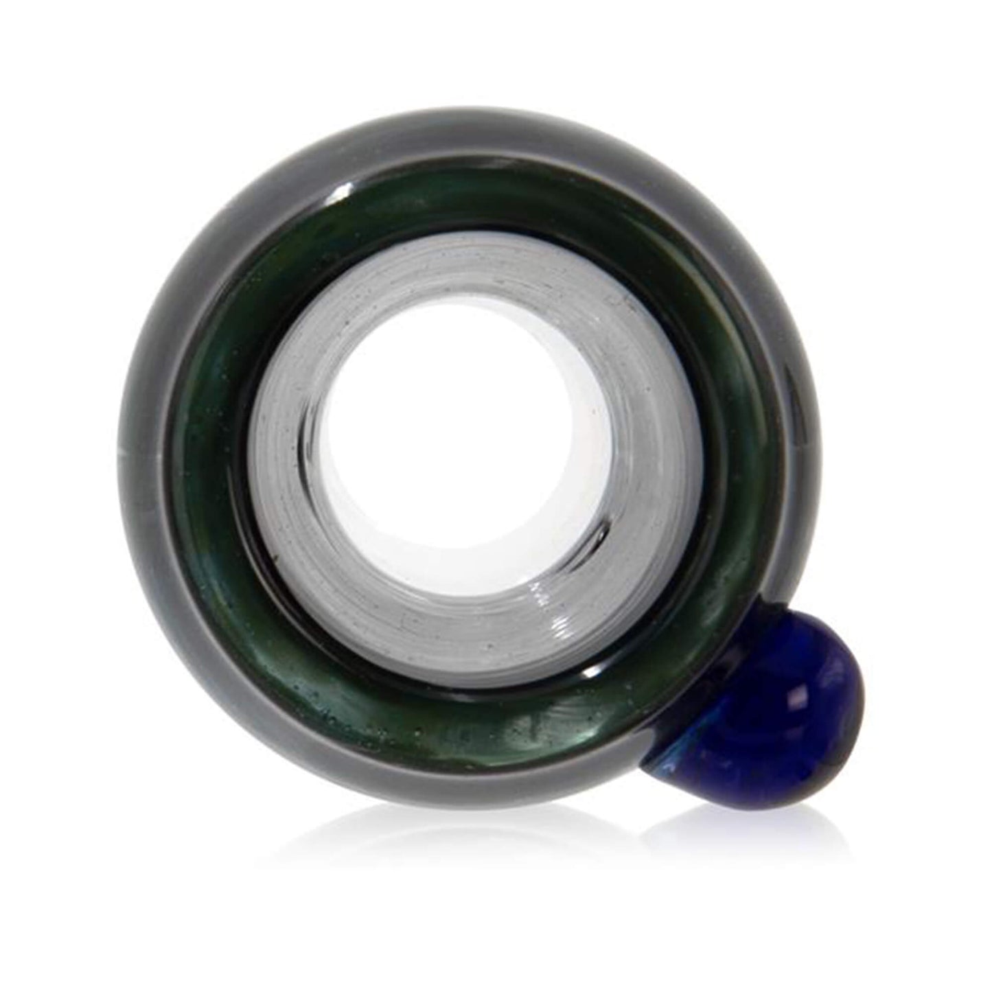 Bong Kopf aus Glas Rund Schwarz - 18,8 mm