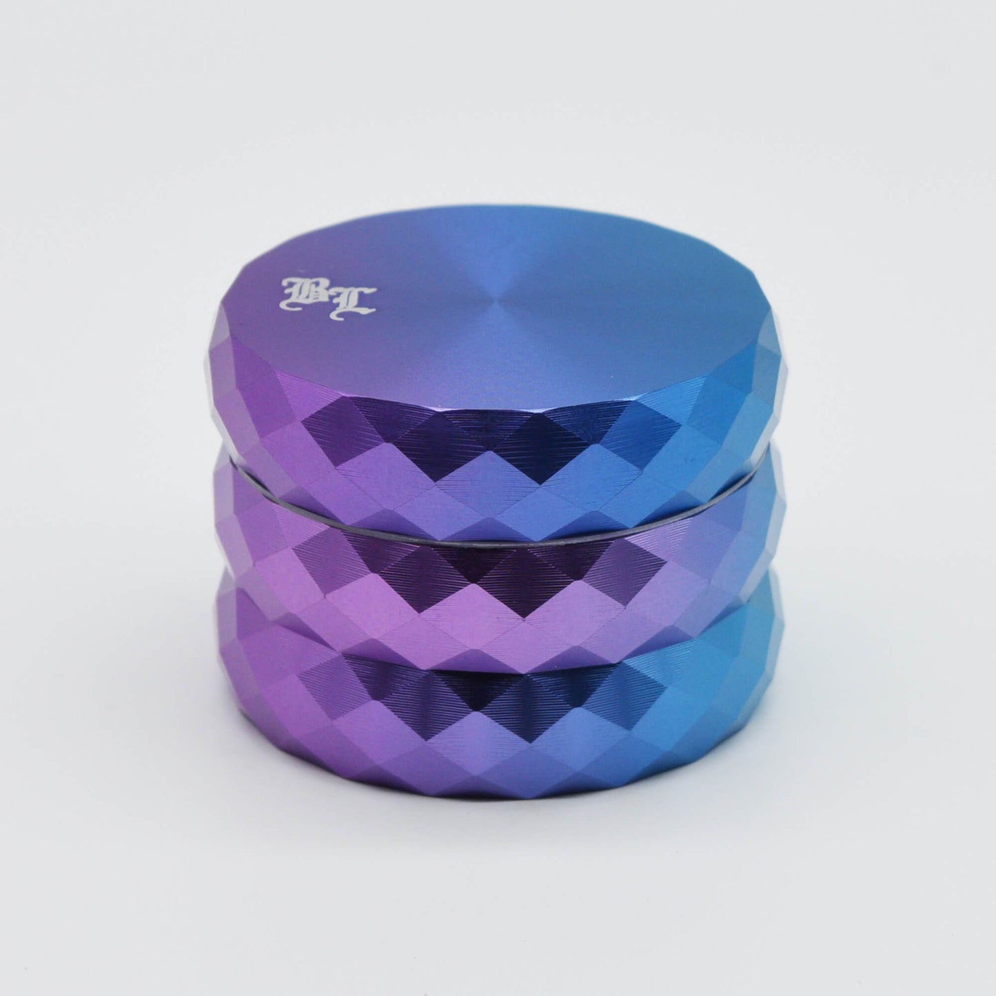 Black Leaf Poly Grinder Blau Lila Ø 52 mm 4 tlg