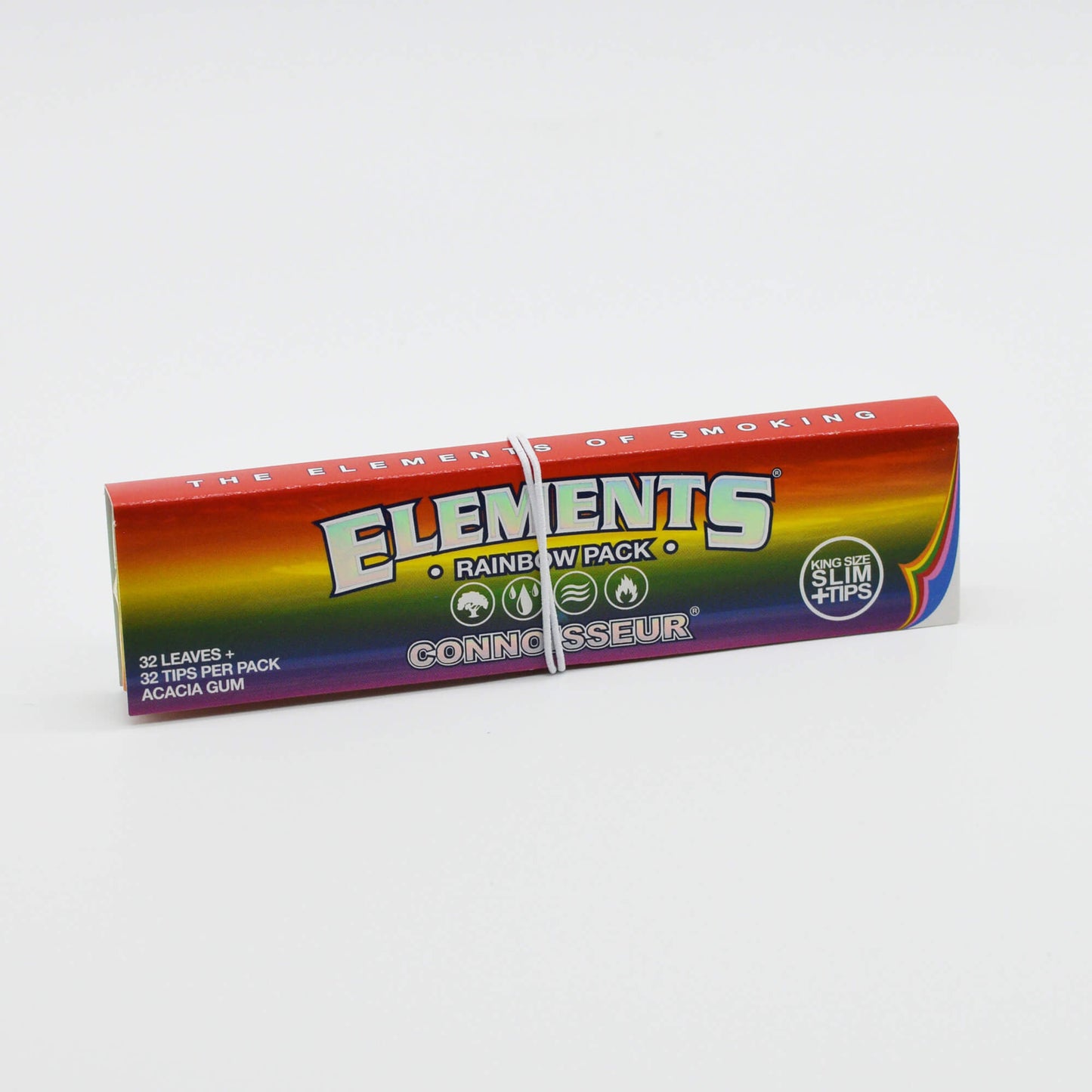 Elements Pride Rainbow King Size Slim + Tips