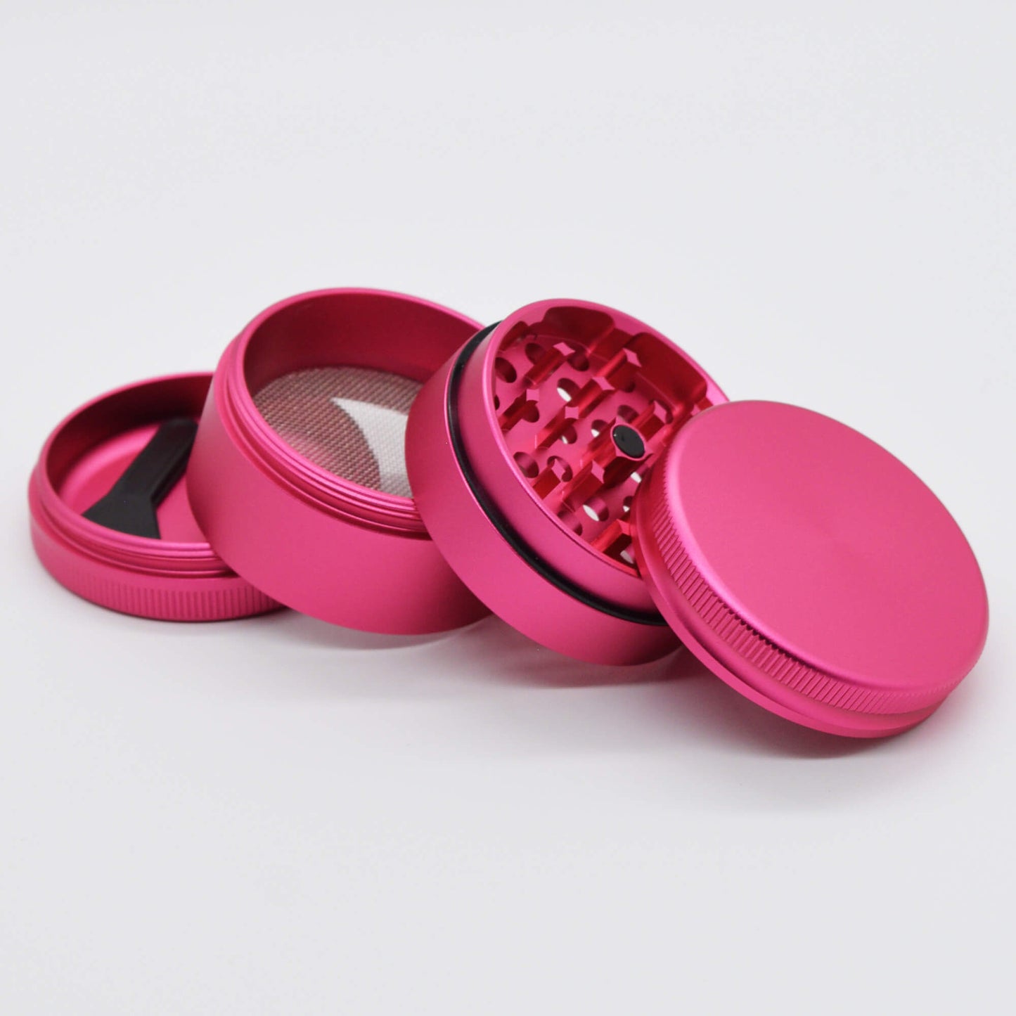 FireFlow Aluminium Grinder Pink Matt Ø 50 mm 4 tlg