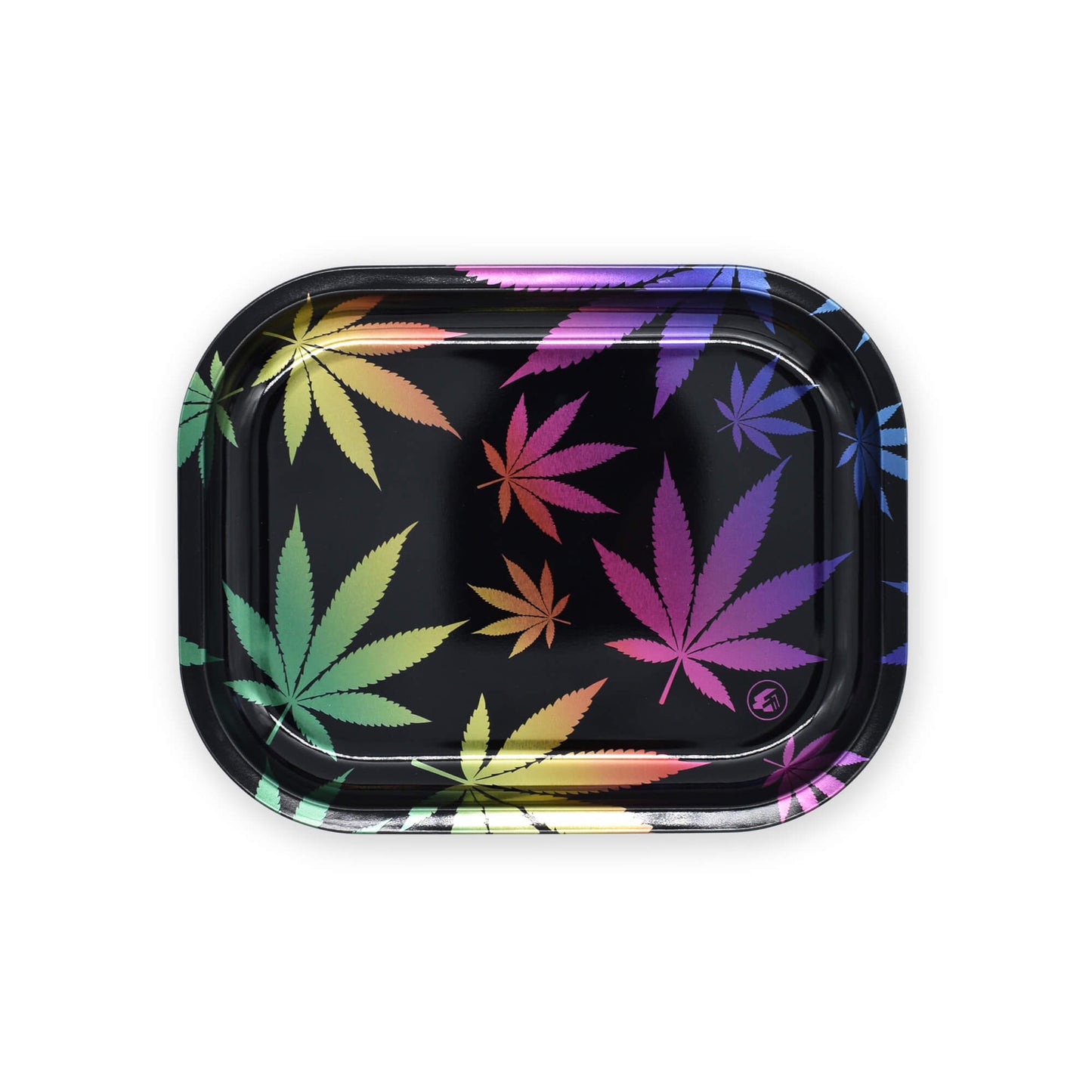 Neon Leaves Rolling Tray Stoner Set