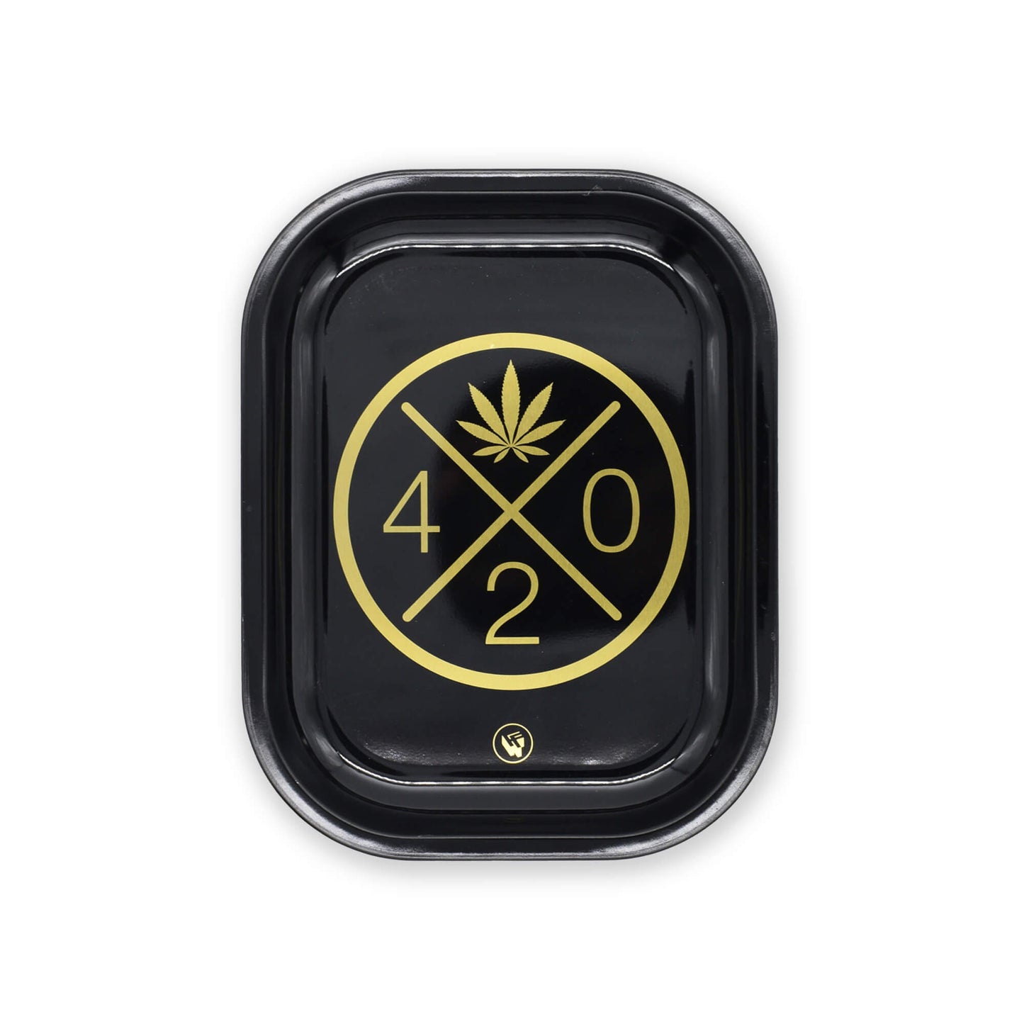 420 Gold Rolling Tray / Drehunterlage / Bröselschale - Smokerhontas