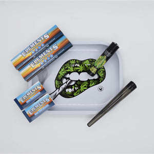 420 Lips Rolling Tray Stoner Set - Smokerhontas