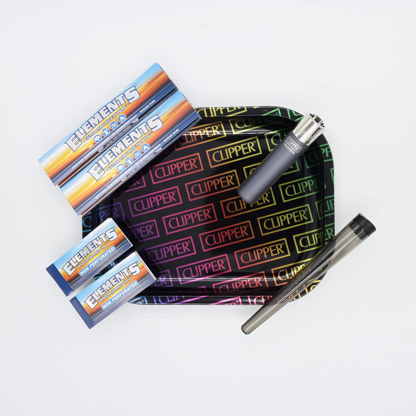 Clipper Logo Rolling Tray Stoner Set - Smokerhontas