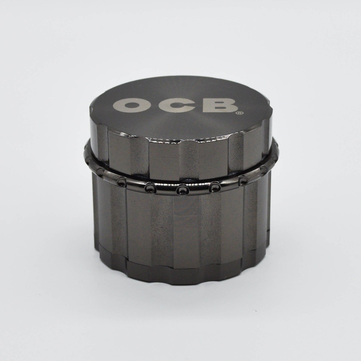 OCB Metall Grinder / Crusher anthrazit Ø 50 mm 4 tlg - Smokerhontas