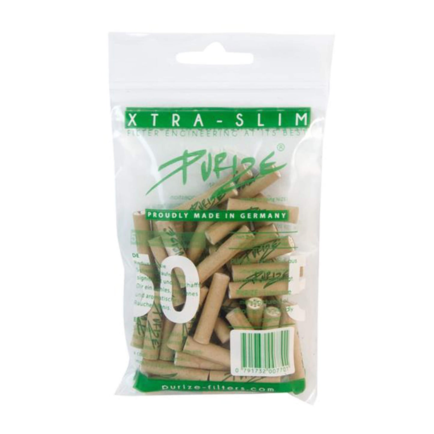 Purize Aktivkohlefilter Organic Xtra Slim 50 Stk