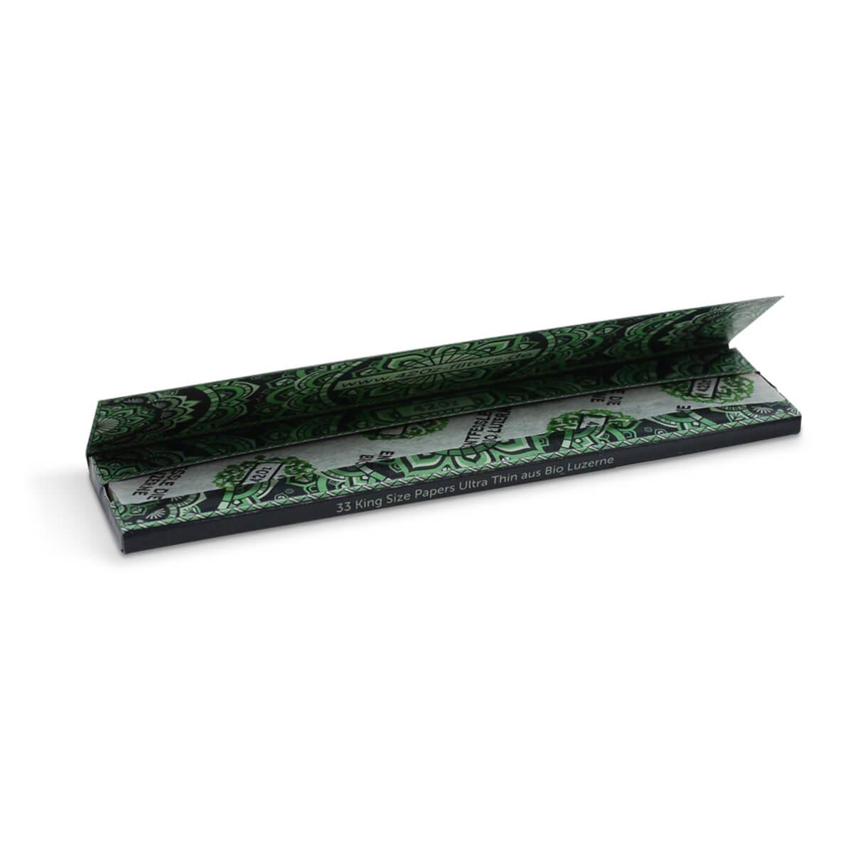 420z Emerald Shine King Size Slim Longpapers - Smokerhontas