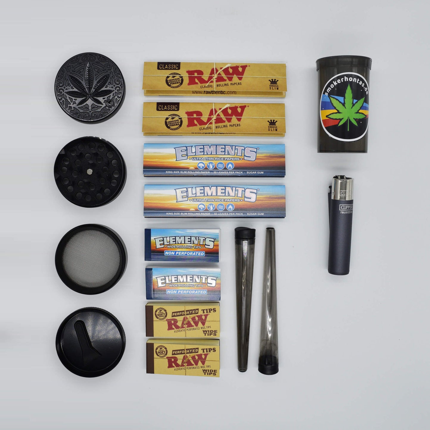 Black Trance Leaf Grinder Starterkit