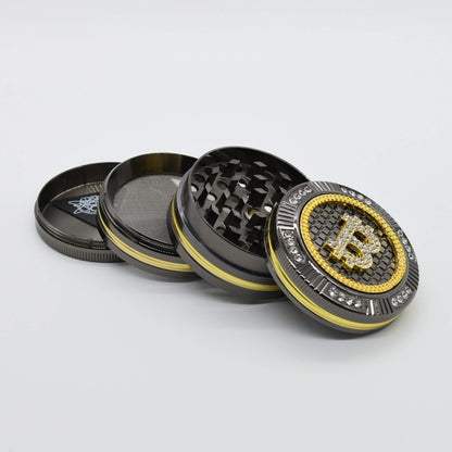 Bling Bling Bitcoin Grinder 50 mm 4 tlg