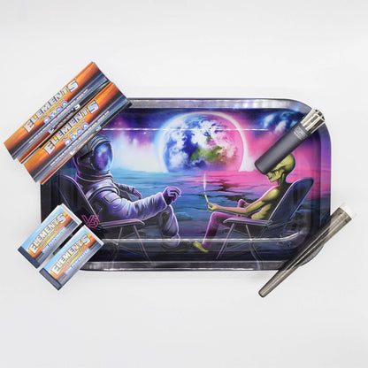 Blunt Orbit Large Rolling Tray Set