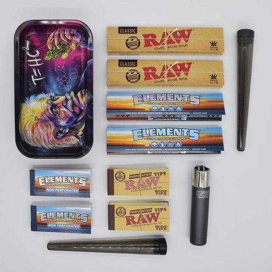 Einstein Metalldose mit Rolling Tray Starterkit