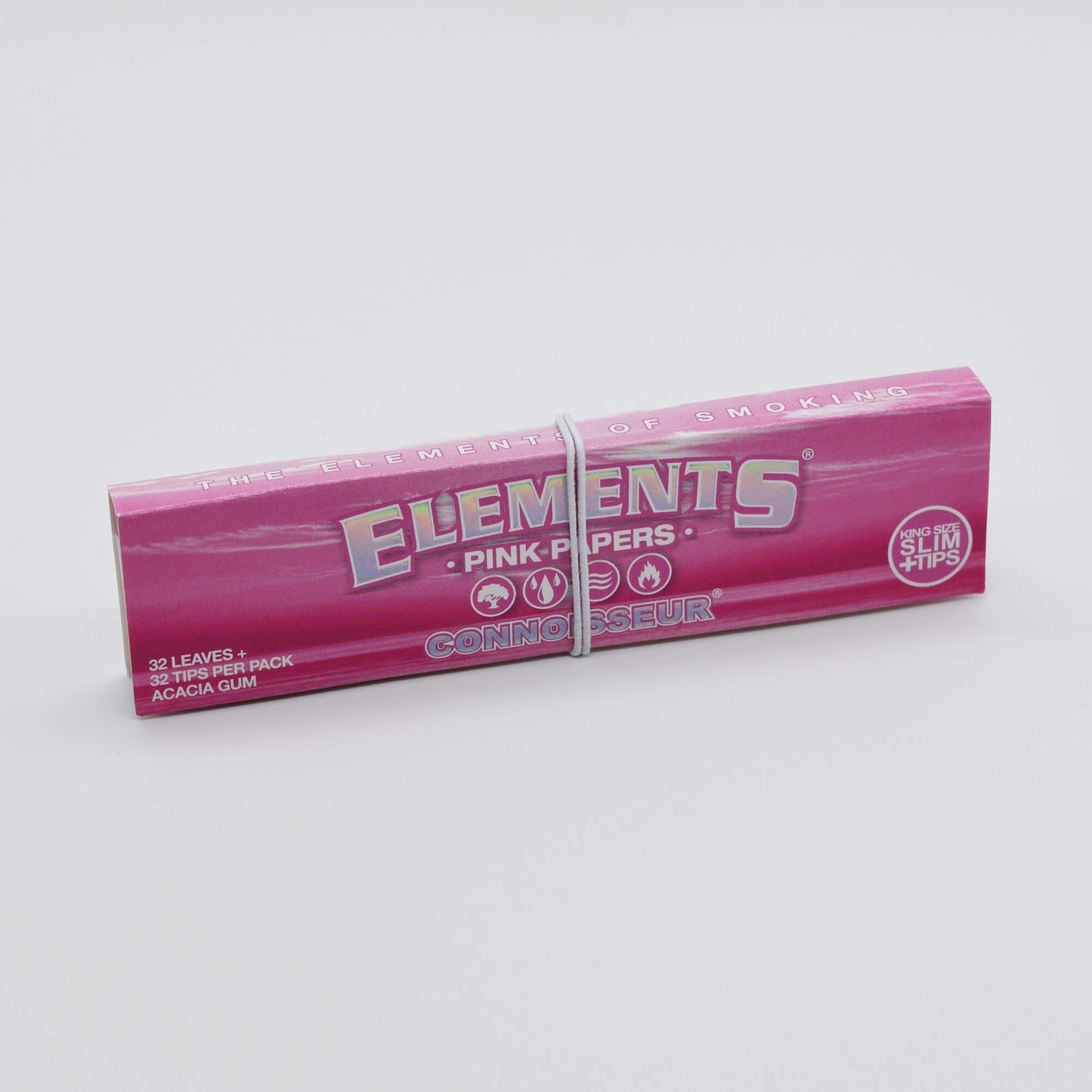 Elements Pink Connoisseur King Size Slim + Tips