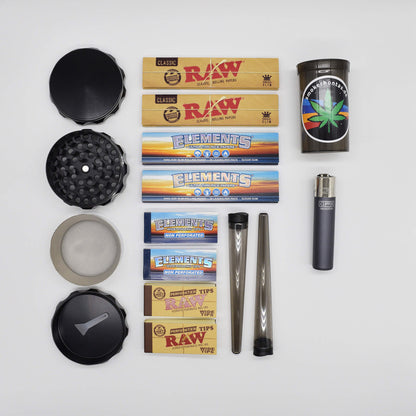 "Grip" Metall Grinder Schwarz Starterkit