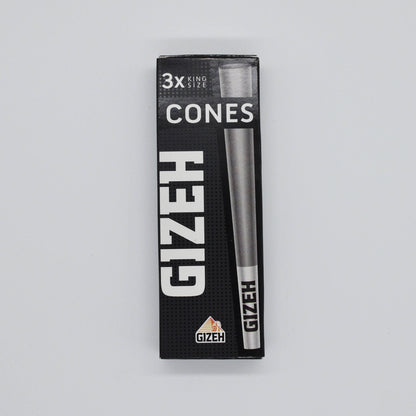 GIZEH Black King Size Cones 3 Stk