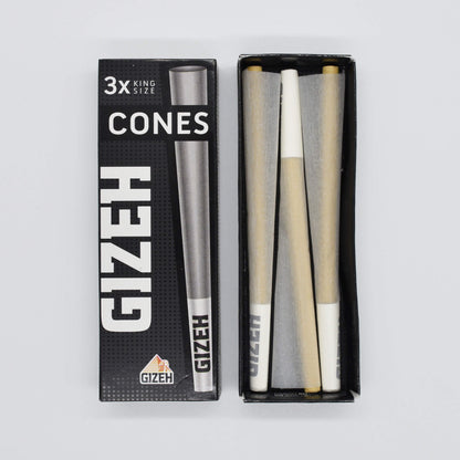 GIZEH Black King Size Cones 3 Stk