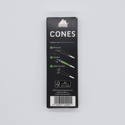 GIZEH Black King Size Cones 3 Stk