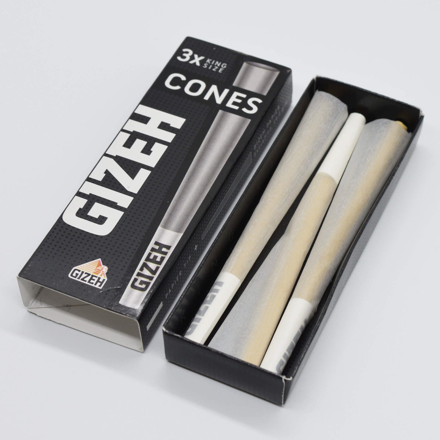 GIZEH Black King Size Cones 3 Stk