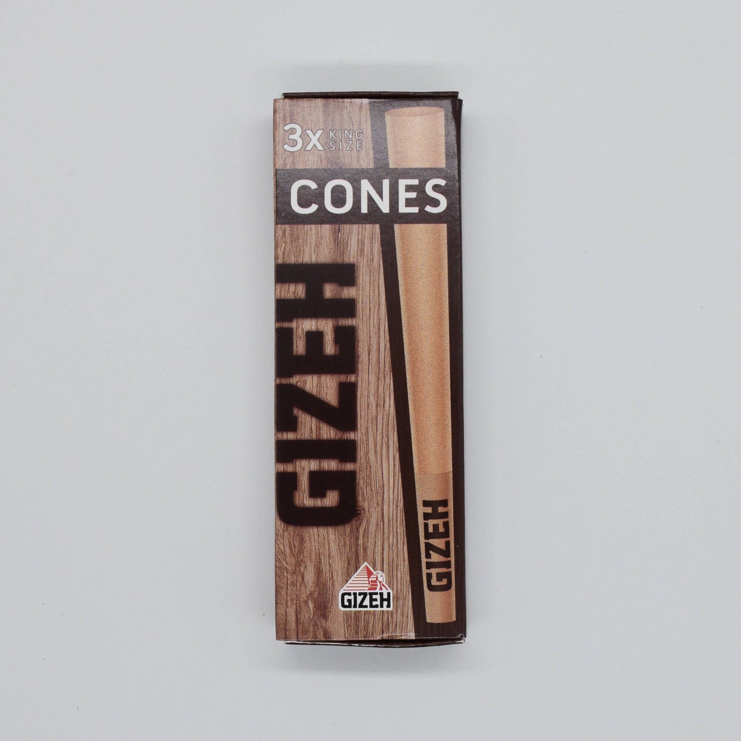 GIZEH Brown King Size Cones 3 Stk