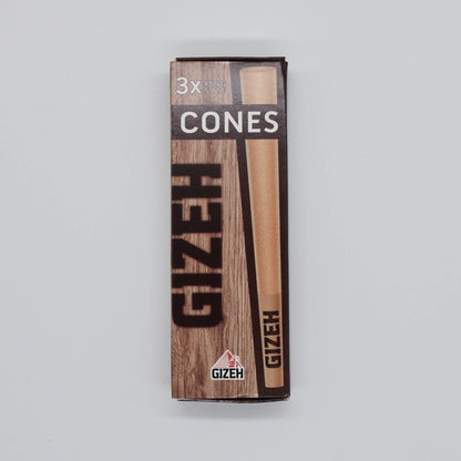 GIZEH Brown King Size Cones 3 Stk