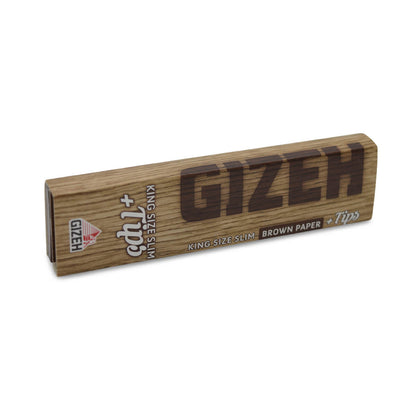 Gizeh Brown King Size Slim Longpapers + Tips