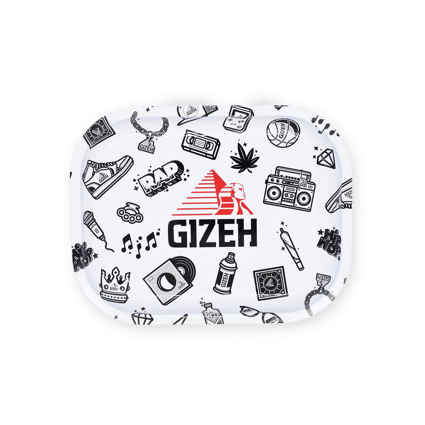 Gizeh Comic Mix White Rolling Tray Stoner Set