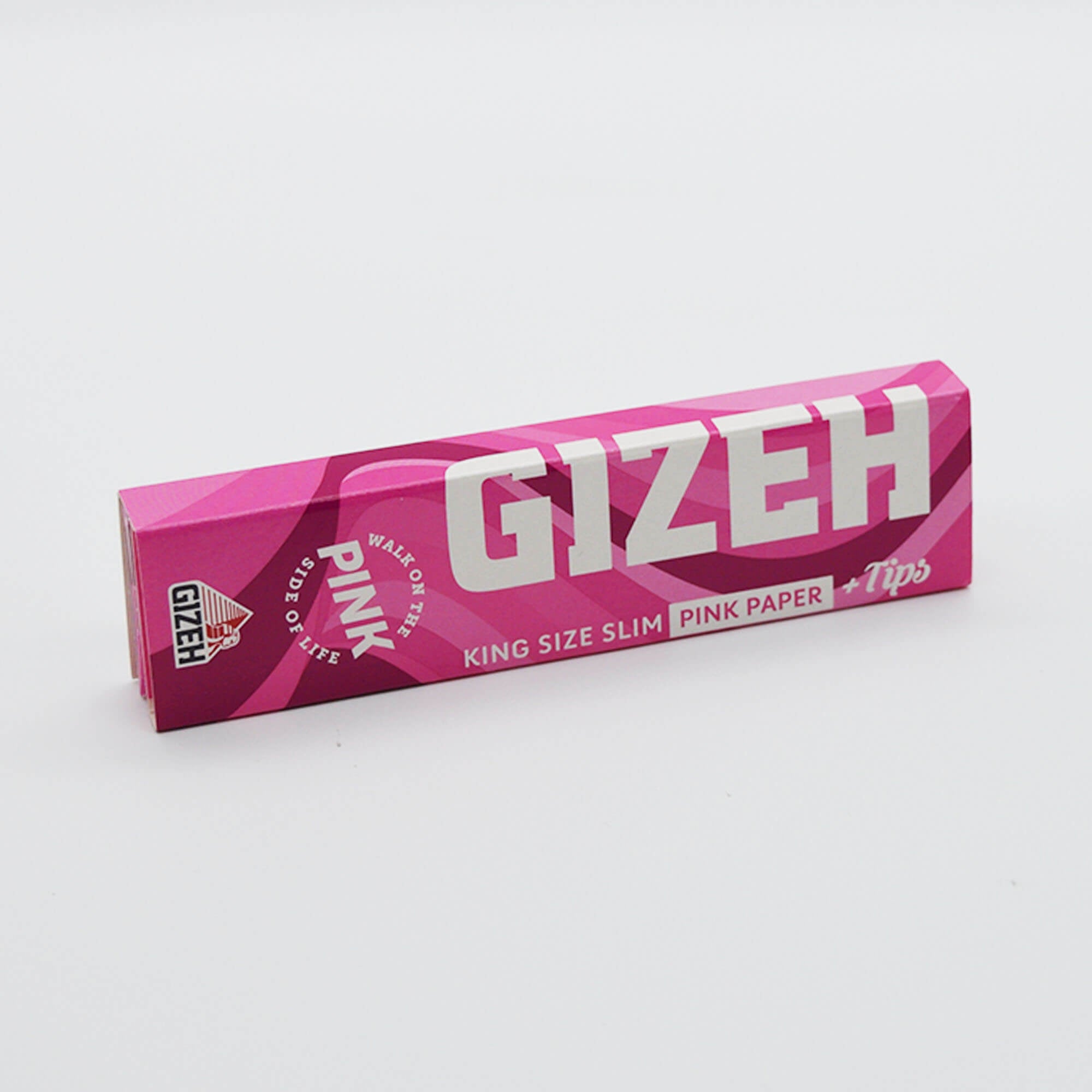 GIZEH Pink Rolling Tray Stoner Set