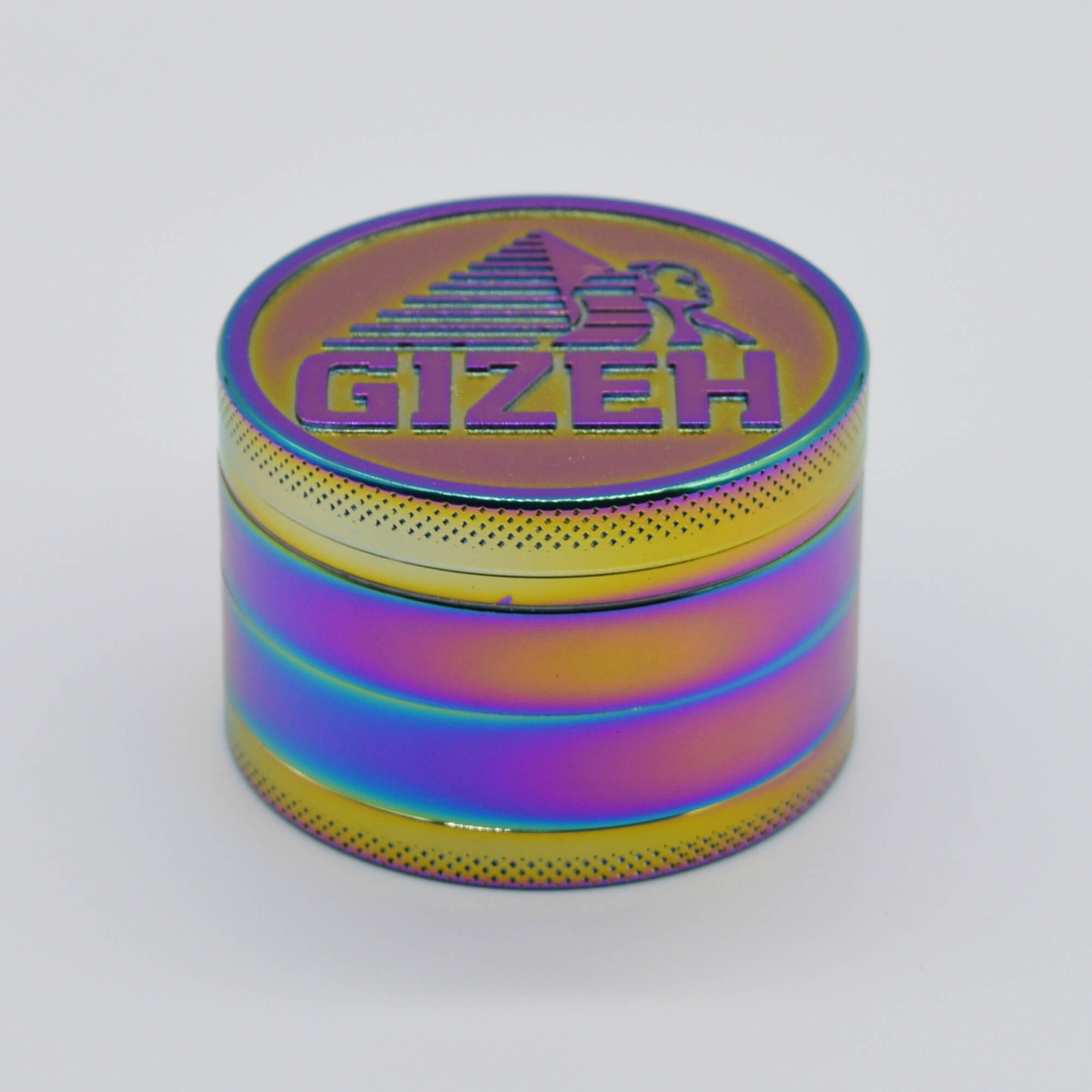 GIZEH Rainbow Icy Logo Grinder Ø 60 mm 4 tlg