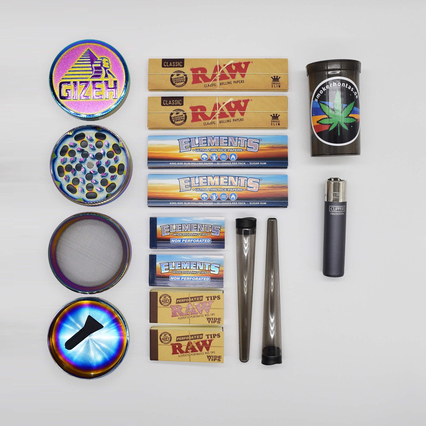 GIZEH Rainbow Grinder Starterkit