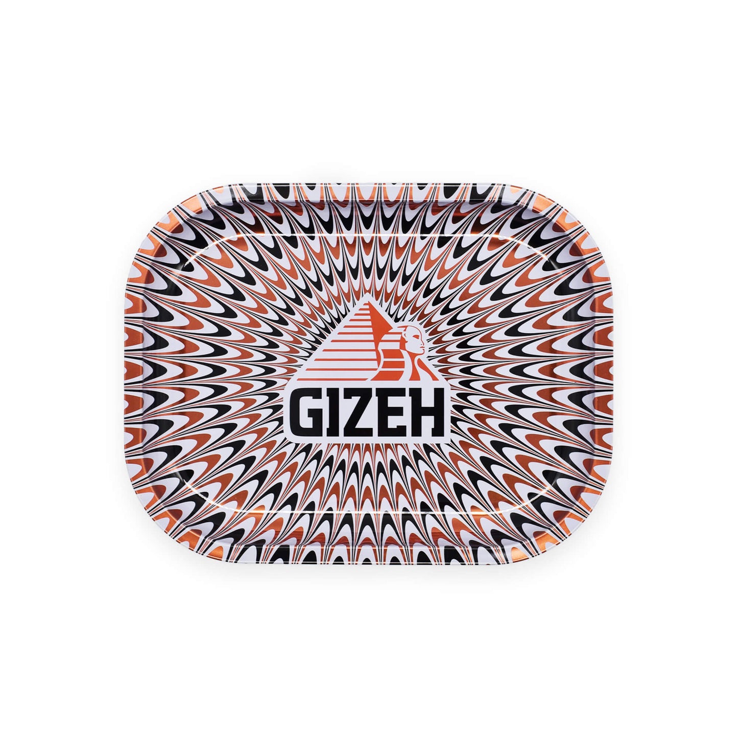 Gizeh Trippy Mix Orange & Black Rolling Tray