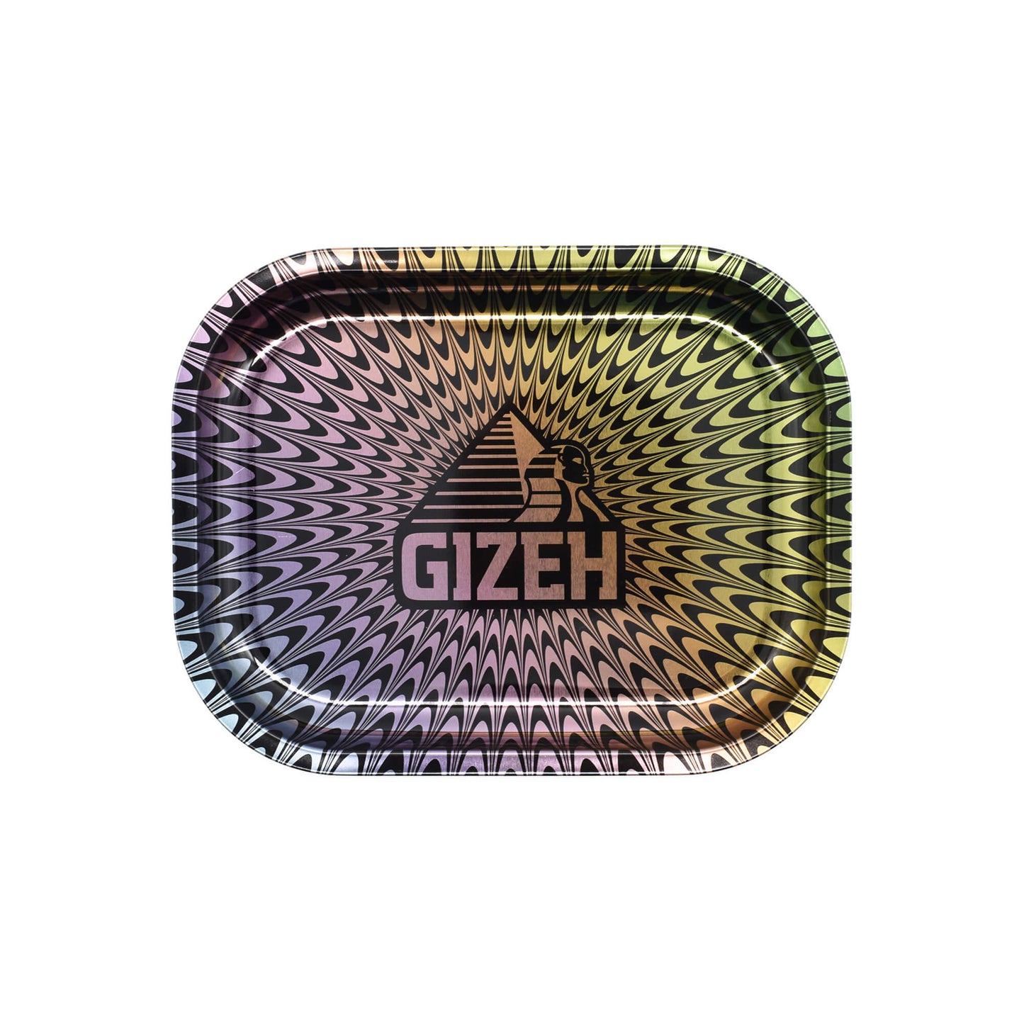 Gizeh Trippy Mix Rainbow & Black Rolling Tray