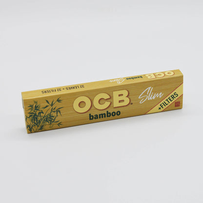 OCB Bamboo King Size Slim Longpapers + Tips