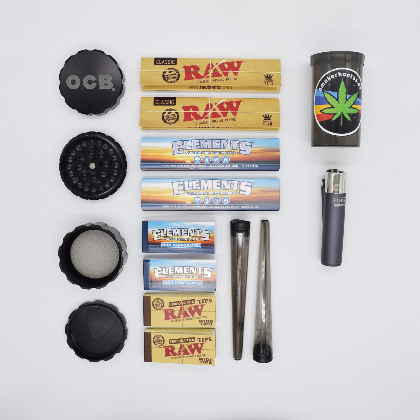 OCB Schwarz Grinder Starterkit