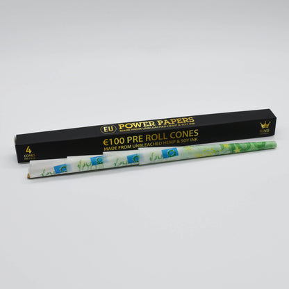 Power Papers 100€ King Size Cones 4 Stk