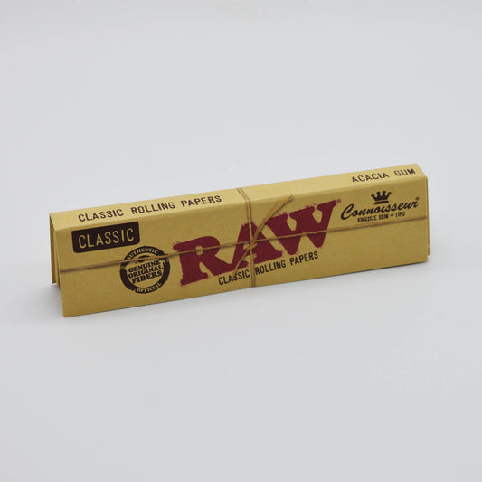 RAW Classic Connoisseur King Size Slim + Tips