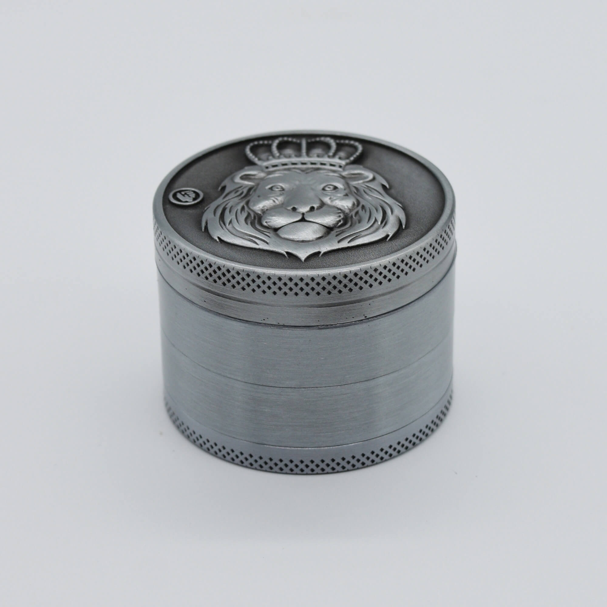 Silver Rasta Lion Grinder 50 mm 4 tlg