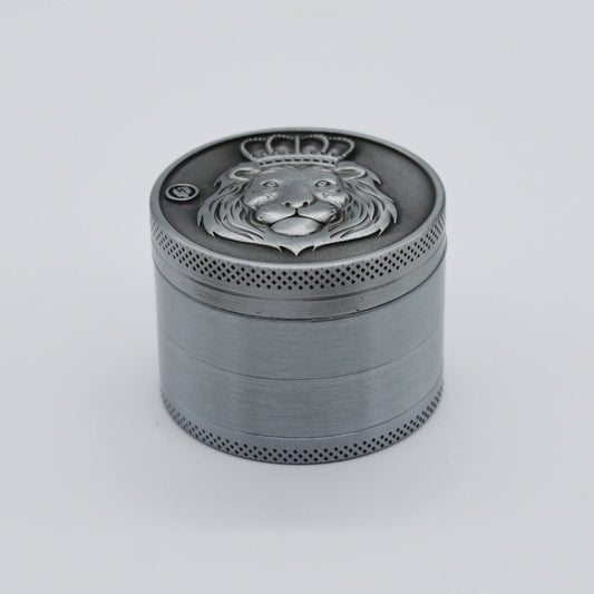 Silver Rasta Lion Grinder 50 mm 4 tlg