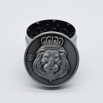 Silver Rasta Lion Grinder Starterkit