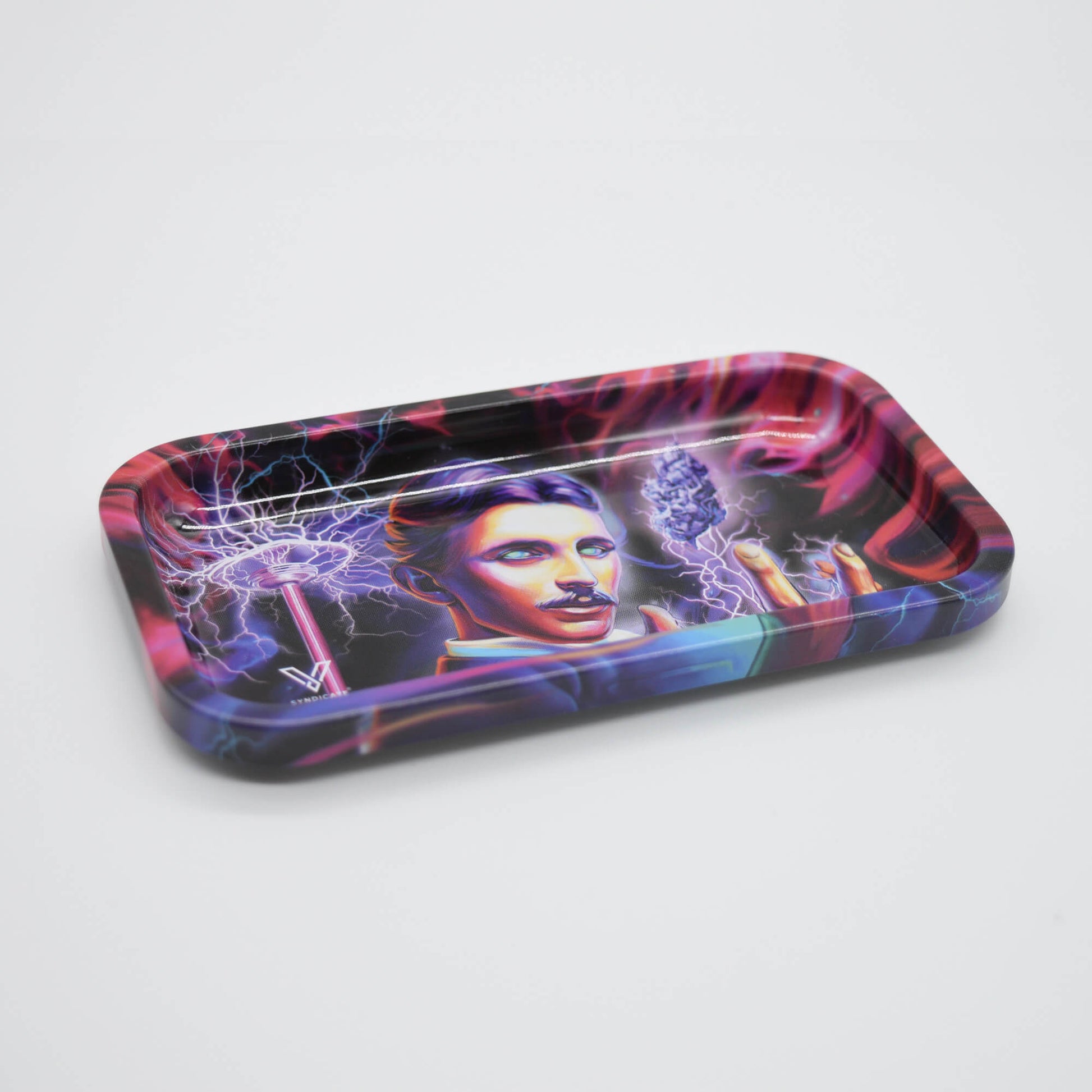 Tesla High Voltage Metalldose mit Rolling Tray - Smokerhontas