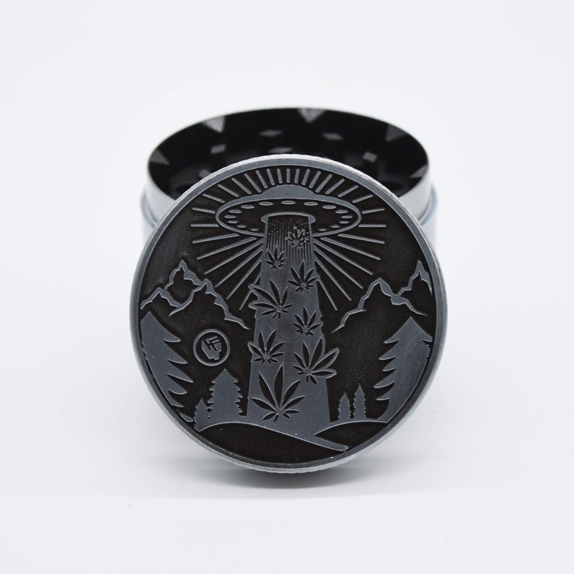 420 Aliens UFO Grinder / Crusher Ø 56 mm 4 tlg - Smokerhontas