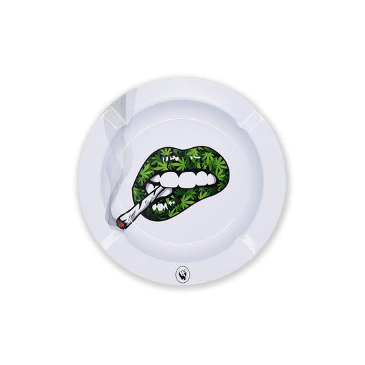 420 Lips Aschenbecher / Ashtray Ø 14 cm aus Metall - Smokerhontas