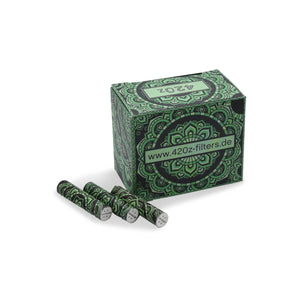 420z "Emerald Shine" Aktivkohlefilter Slim - Smokerhontas