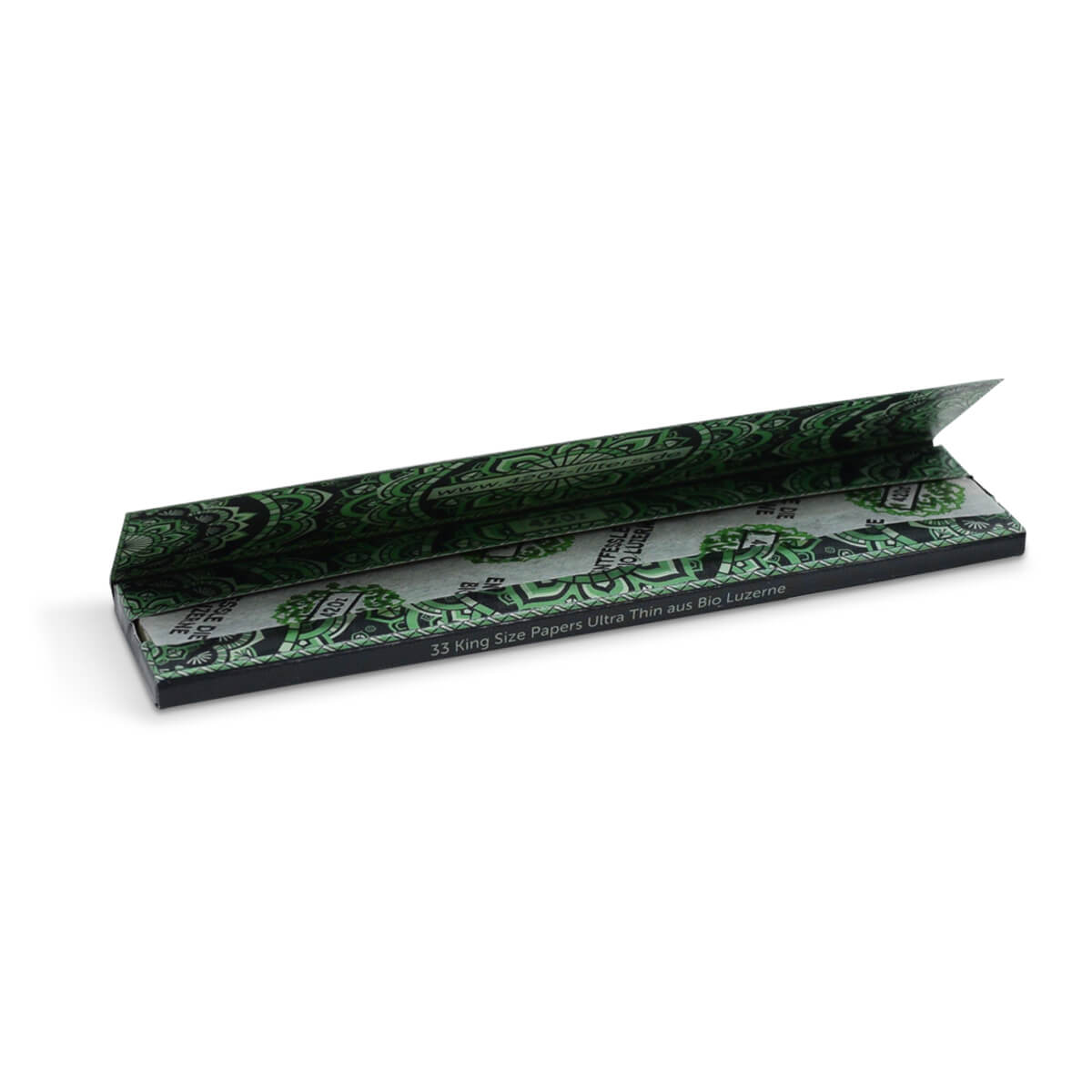 420z "Emerald Shine" Ultra Thin King Size Slim Longpapers - Smokerhontas