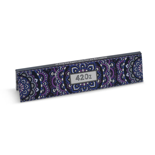 420z "Grape Sparkle" Ultra Thin King Size Slim Longpapers - Smokerhontas