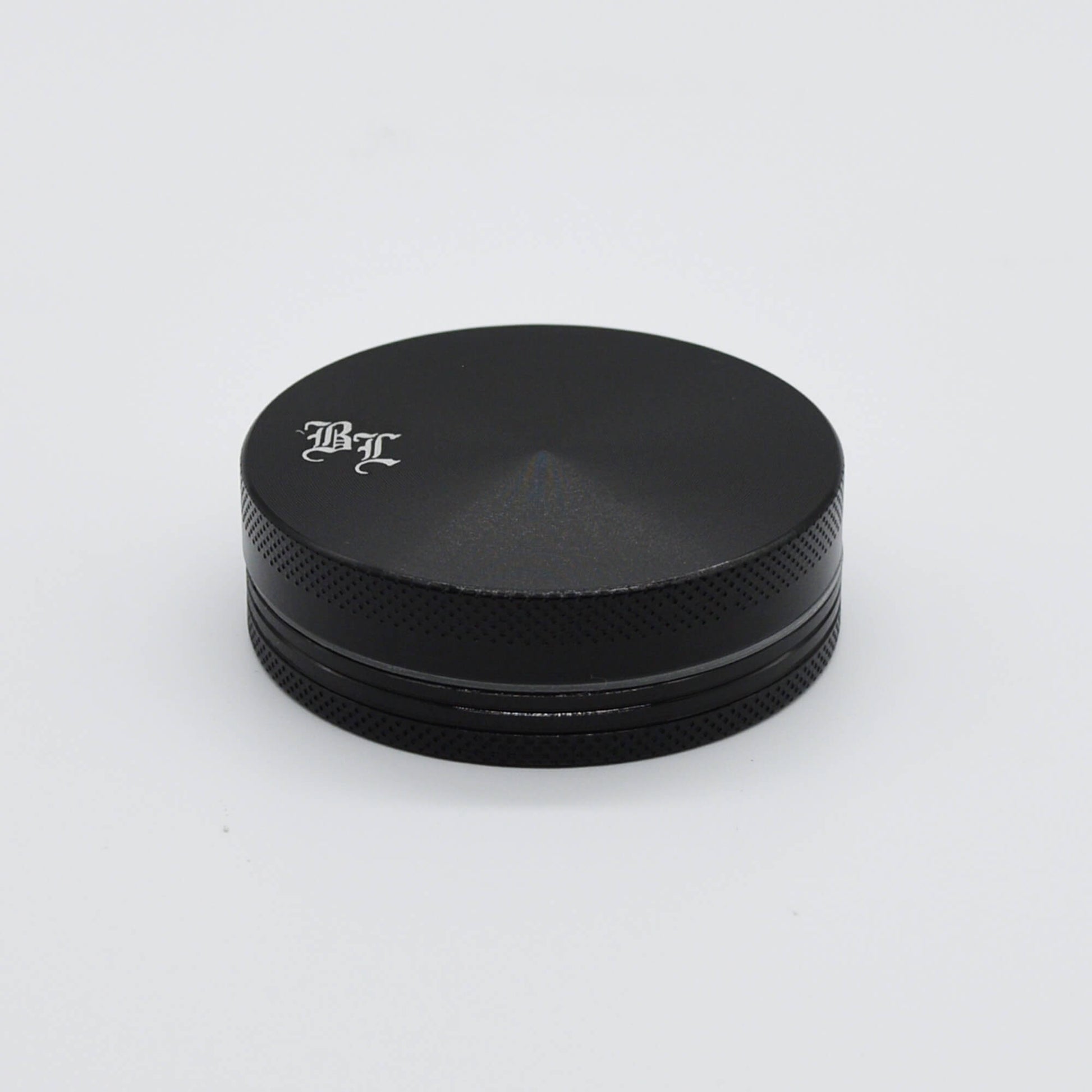 Black Leaf Aluminium Grinder / Crusher Ø 55 mm 2 tlg - Smokerhontas