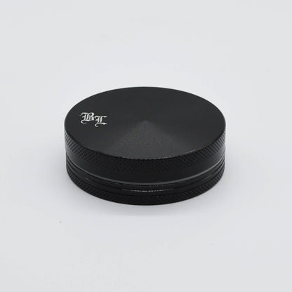 Black Leaf Aluminium Grinder / Crusher Ø 55 mm 2 tlg - Smokerhontas