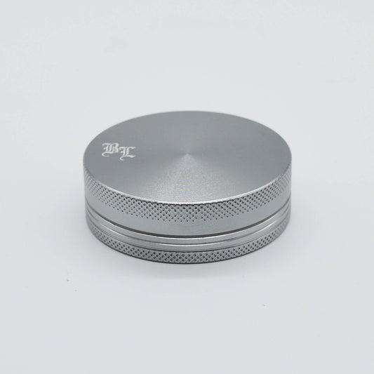 Black Leaf Aluminium Grinder / Crusher Ø 55 mm 2 tlg - Smokerhontas