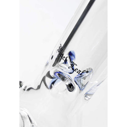 Black Leaf Kolben Bong aus Glas 34 cm - Smokerhontas