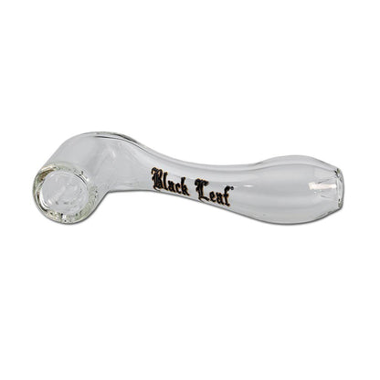 Black Leaf Pipe aus Glas 14 cm